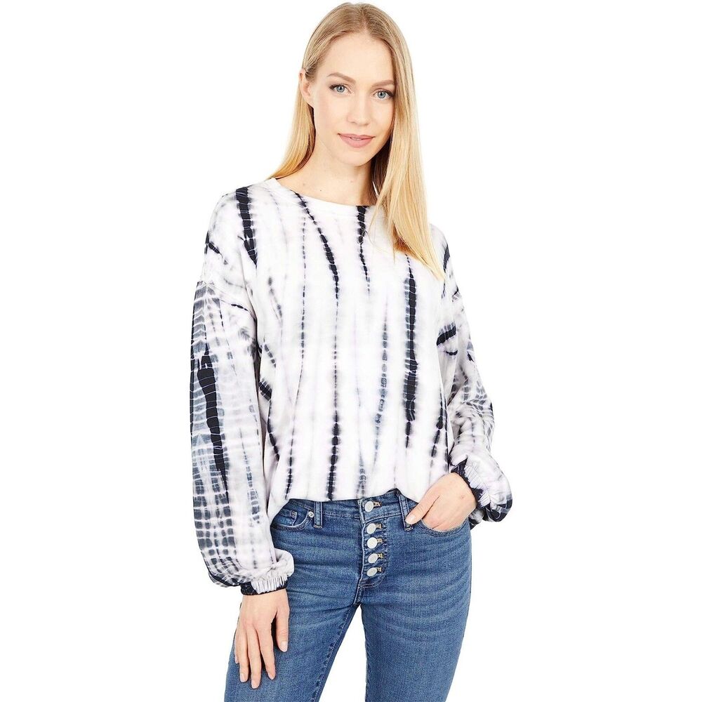 Sanctuary Womens Sweatshirt Size Large Perfect‎ Tie Dye Blousy Sleeves Soft